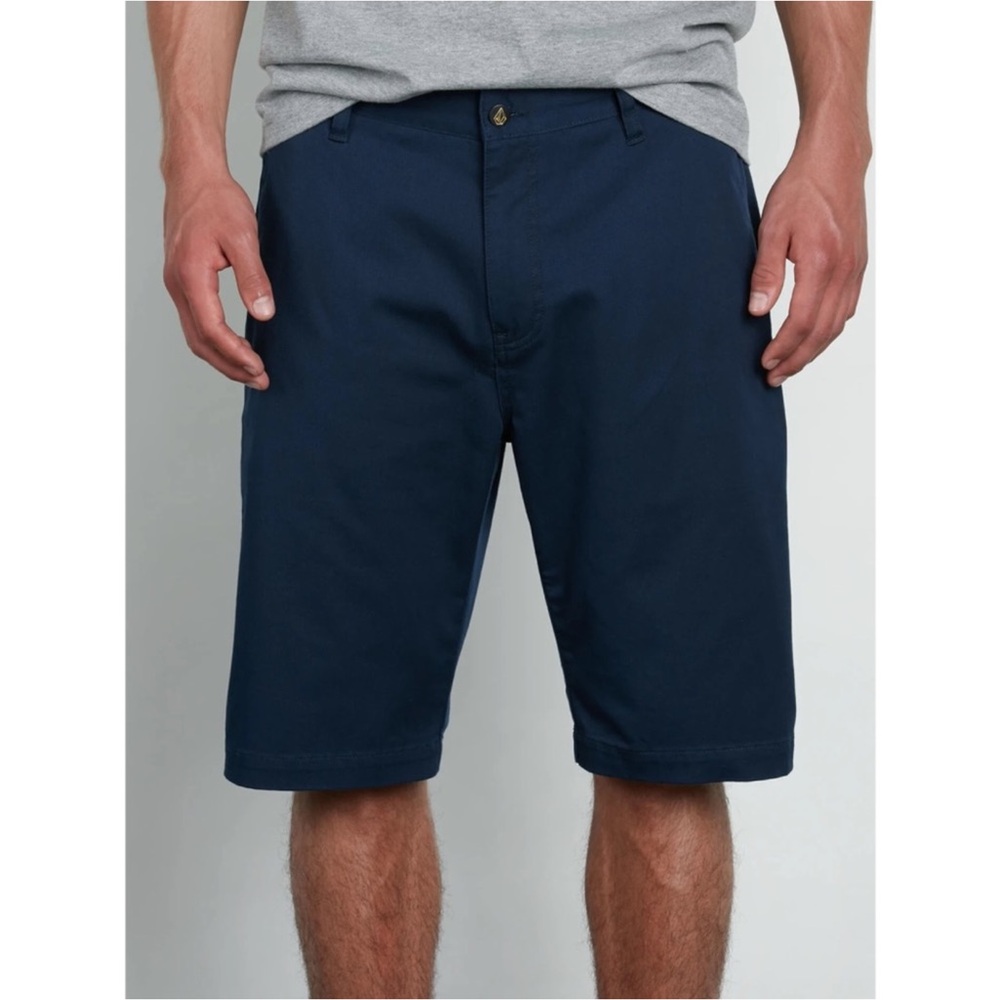 Volcom Vmonty Men’s Modern Fit Shorts Navy Size 28